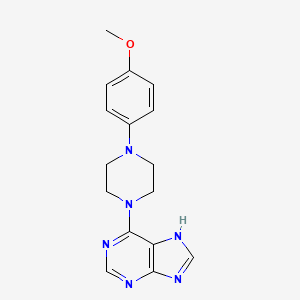 6-[4-(4-methoxyphenyl)piperazin-1-yl]-7H-purine
