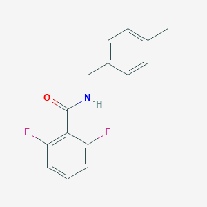 molecular formula C15H13F2NO B261777 2,6-difluoro-N-(4-methylbenzyl)benzamide 