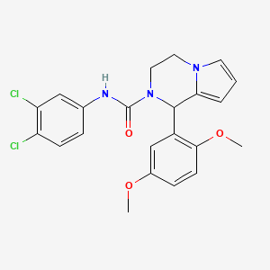 N-(3,4-dichlorophenyl)-1-(2,5-dimethoxyphenyl)-3,4-dihydropyrrolo[1,2-a]pyrazine-2(1H)-carboxamide