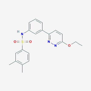 N-[3-(6-ethoxypyridazin-3-yl)phenyl]-3,4-dimethylbenzenesulfonamide