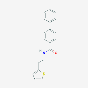 N-[2-(2-thienyl)ethyl][1,1'-biphenyl]-4-carboxamide