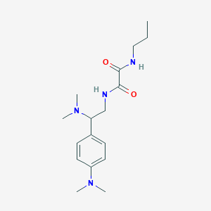 N1-(2-(dimethylamino)-2-(4-(dimethylamino)phenyl)ethyl)-N2-propyloxalamide