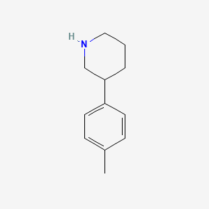 molecular formula C12H17N B2617883 3-(4-Methylphenyl)piperidine CAS No. 755699-91-3