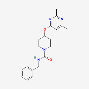 N-benzyl-4-((2,6-dimethylpyrimidin-4-yl)oxy)piperidine-1-carboxamide