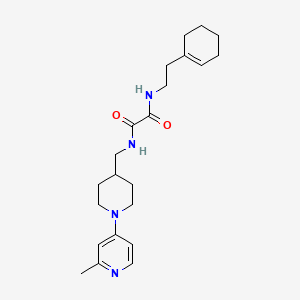 N1-(2-(cyclohex-1-en-1-yl)ethyl)-N2-((1-(2-methylpyridin-4-yl)piperidin-4-yl)methyl)oxalamide