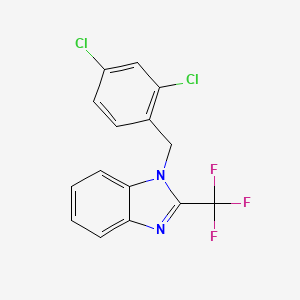 1-(2,4-dichlorobenzyl)-2-(trifluoromethyl)-1H-benzo[d]imidazole