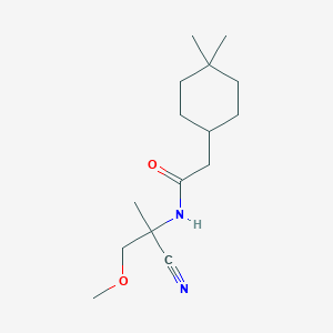 N-(1-cyano-2-methoxy-1-methylethyl)-2-(4,4-dimethylcyclohexyl)acetamide