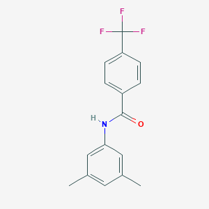 molecular formula C16H14F3NO B261797 N-(3,5-dimethylphenyl)-4-(trifluoromethyl)benzamide 