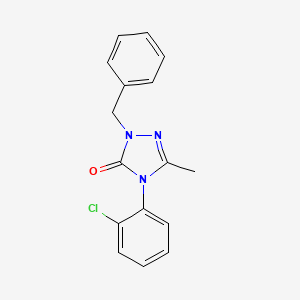 molecular formula C16H14ClN3O B2618136 2-Benzyl-4-(2-chlorophenyl)-5-methyl-1,2,4-triazol-3-one CAS No. 860789-86-2