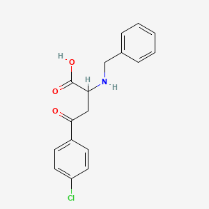 2-(Benzylamino)-4-(4-chlorophenyl)-4-oxobutanoic acid
