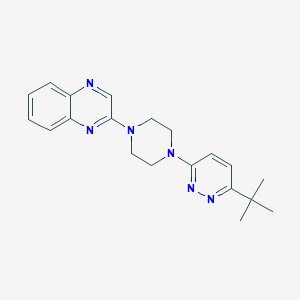 2-[4-(6-Tert-butylpyridazin-3-yl)piperazin-1-yl]quinoxaline