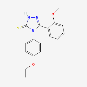 4-(4-ethoxyphenyl)-5-(2-methoxyphenyl)-4H-1,2,4-triazole-3-thiol