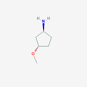 molecular formula C6H13NO B2618178 (1S,3S)-3-Methoxycyclopentan-1-amine CAS No. 1354392-77-0