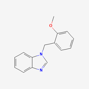 molecular formula C15H14N2O B2618194 1-(2-甲氧基苄基)-1H-苯并[d]咪唑 CAS No. 489462-19-3