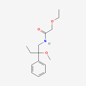 2-ethoxy-N-(2-methoxy-2-phenylbutyl)acetamide