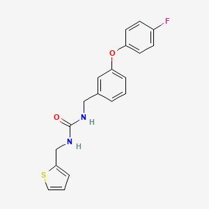 molecular formula C19H17FN2O2S B2618229 1-(3-(4-Fluorophenoxy)benzyl)-3-(thiophen-2-ylmethyl)urea CAS No. 1207030-17-8