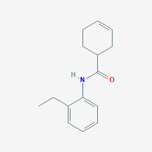 molecular formula C15H19NO B261824 N-(2-ethylphenyl)-3-cyclohexene-1-carboxamide 