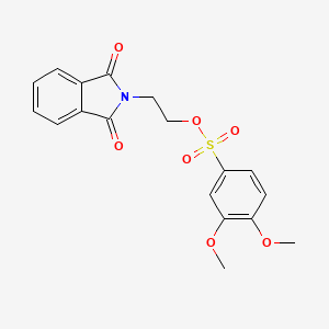 2-(1,3-Dioxoisoindolin-2-yl)ethyl 3,4-dimethoxybenzenesulfonate