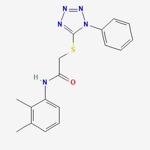 molecular formula C17H17N5OS B2618241 N-(2,3-dimethylphenyl)-2-[(1-phenyl-1H-1,2,3,4-tetrazol-5-yl)sulfanyl]acetamide CAS No. 297137-97-4