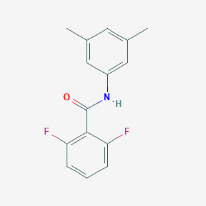 molecular formula C15H13F2NO B261825 N-(3,5-dimethylphenyl)-2,6-difluorobenzamide 