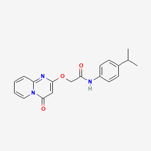 N-(4-isopropylphenyl)-2-((4-oxo-4H-pyrido[1,2-a]pyrimidin-2-yl)oxy)acetamide