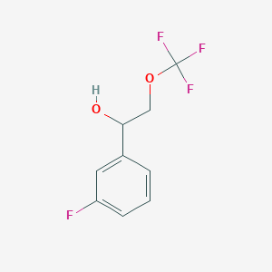 1-(3-Fluorophenyl)-2-(trifluoromethoxy)ethan-1-ol