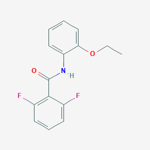 molecular formula C15H13F2NO2 B261827 N-(2-ethoxyphenyl)-2,6-difluorobenzamide 