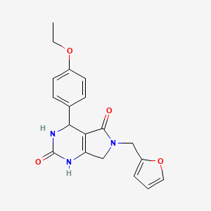 4-(4-ethoxyphenyl)-6-(furan-2-ylmethyl)-3,4,6,7-tetrahydro-1H-pyrrolo[3,4-d]pyrimidine-2,5-dione