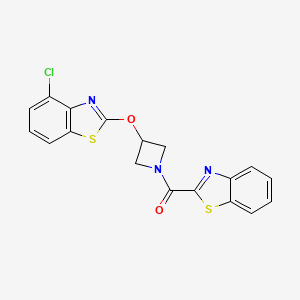 Benzo[d]thiazol-2-yl(3-((4-chlorobenzo[d]thiazol-2-yl)oxy)azetidin-1-yl)methanone