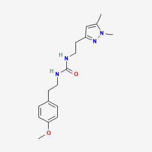1-(2-(1,5-dimethyl-1H-pyrazol-3-yl)ethyl)-3-(4-methoxyphenethyl)urea
