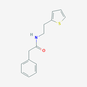 molecular formula C14H15NOS B261829 2-phenyl-N-[2-(2-thienyl)ethyl]acetamide 