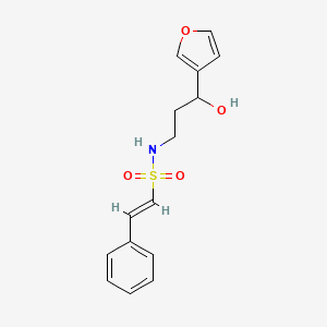 (E)-N-(3-(furan-3-yl)-3-hydroxypropyl)-2-phenylethenesulfonamide