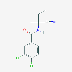 3,4-dichloro-N-(1-cyano-1-methylpropyl)benzamide