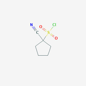 1-Cyanocyclopentane-1-sulfonyl chloride