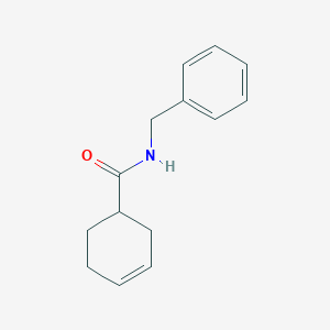 molecular formula C14H17NO B261835 N-benzyl-3-cyclohexene-1-carboxamide 