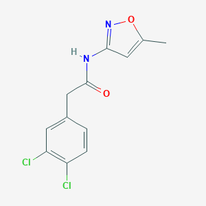 molecular formula C12H10Cl2N2O2 B261839 2-(3,4-dichlorophenyl)-N-(5-methylisoxazol-3-yl)acetamide 