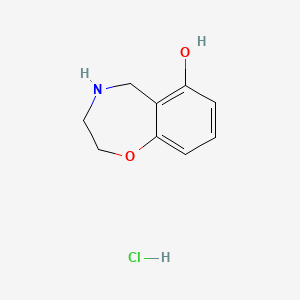 2,3,4,5-Tetrahydrobenzo[f][1,4]oxazepin-6-ol hydrochloride