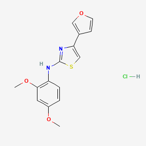 N-(2,4-dimethoxyphenyl)-4-(furan-3-yl)thiazol-2-amine hydrochloride