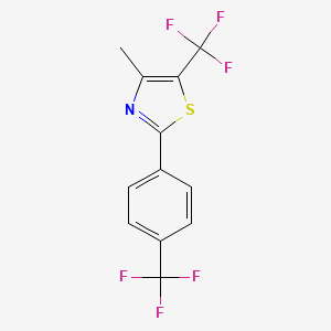 4-Methyl-5-trifluoromethyl-2-(4-trifluoromethyl-phenyl)-thiazole