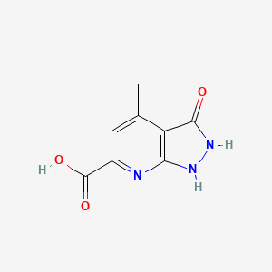 4-methyl-3-oxo-2,3-dihydro-1H-pyrazolo[3,4-b]pyridine-6-carboxylic acid