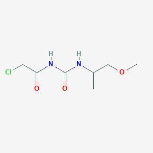 molecular formula C7H13ClN2O3 B2618458 3-(2-Chloroacetyl)-1-(1-methoxypropan-2-yl)urea CAS No. 1094363-52-6