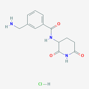 3-(aminomethyl)-N-(2,6-dioxopiperidin-3-yl)benzamide hydrochloride
