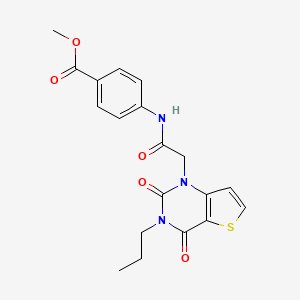 methyl 4-{[(2,4-dioxo-3-propyl-3,4-dihydrothieno[3,2-d]pyrimidin-1(2H)-yl)acetyl]amino}benzoate