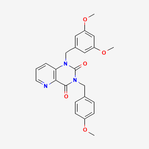 1-(3,5-dimethoxybenzyl)-3-(4-methoxybenzyl)pyrido[3,2-d]pyrimidine-2,4(1H,3H)-dione