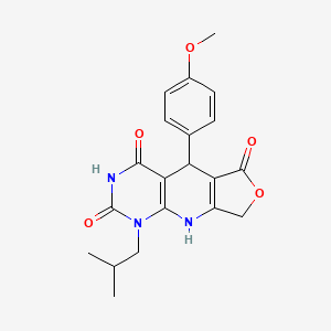 1-isobutyl-5-(4-methoxyphenyl)-8,9-dihydrofuro[3',4':5,6]pyrido[2,3-d]pyrimidine-2,4,6(1H,3H,5H)-trione