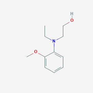 molecular formula C11H17NO2 B2618554 2-[Ethyl-(2-methoxyphenyl)amino]ethanol CAS No. 342422-28-0