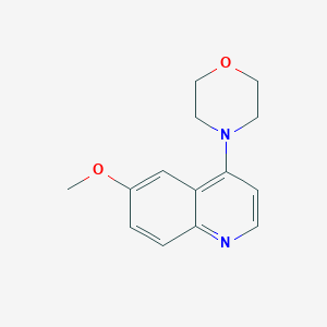 6-Methoxy-4-(morpholin-4-yl)quinoline