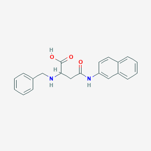 2-(Benzylamino)-4-(naphthalen-2-ylamino)-4-oxobutanoic acid