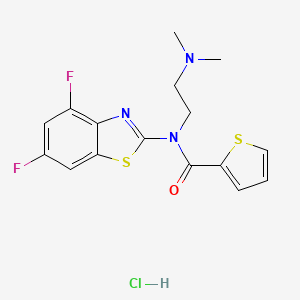 N-(4,6-difluorobenzo[d]thiazol-2-yl)-N-(2-(dimethylamino)ethyl)thiophene-2-carboxamide hydrochloride