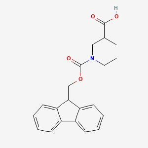 3-{ethyl[(9H-fluoren-9-ylmethoxy)carbonyl]amino}-2-methylpropanoic acid